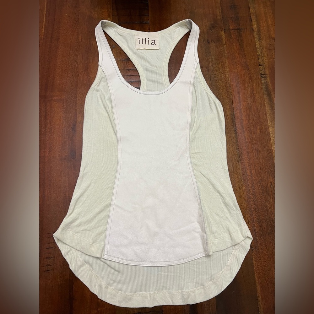 Illia Modal & Leather Ribbed Tank Top